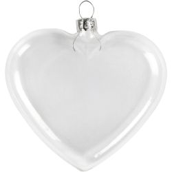 Flat Glass Heart