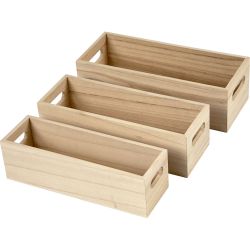 Wooden Storage Boxes