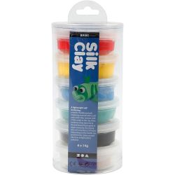 Silk Clay&reg;, standard colours, 6x14 g/ 1 pack