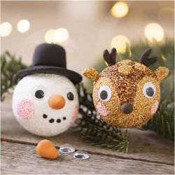 Mini Craft Kit Christmas Baubles