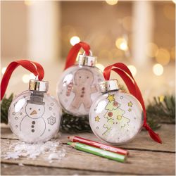 Mini Craft Kit Christmas Baubles